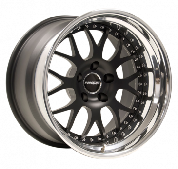 WC3 Finished with Satin Black Center and Polished Outer