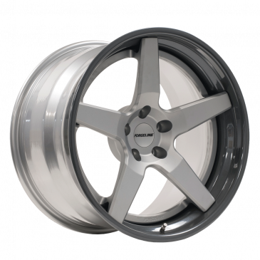 AL300 Finished with Satin Hyper Silver Center