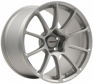 GTD1 5-Lug Open finished in Matte Hyper Silver