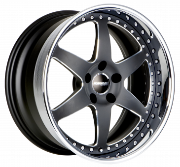 ST3P finished in Matte Black/Diamond Cut with Polished outer