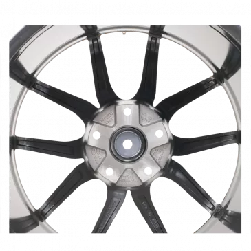 Flow Formed F01 20x12 in Anthracite, Back Side