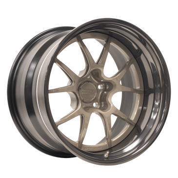 19" GA3R Open Lug in Hampton Gold with Black Pearl Outer Rim.