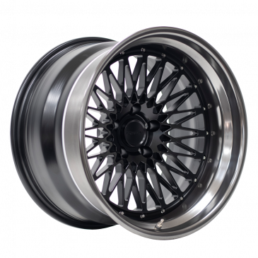 LS3C Finished with Satin Black Center and Transparent Smoke Outer