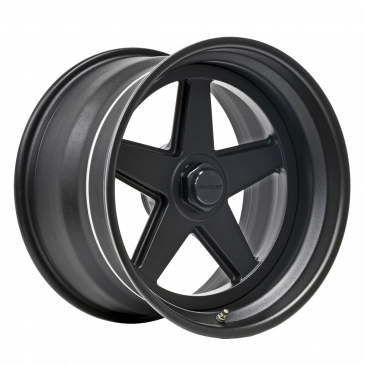 Forgeline RSR3 finished in Black Diamond powder coat
